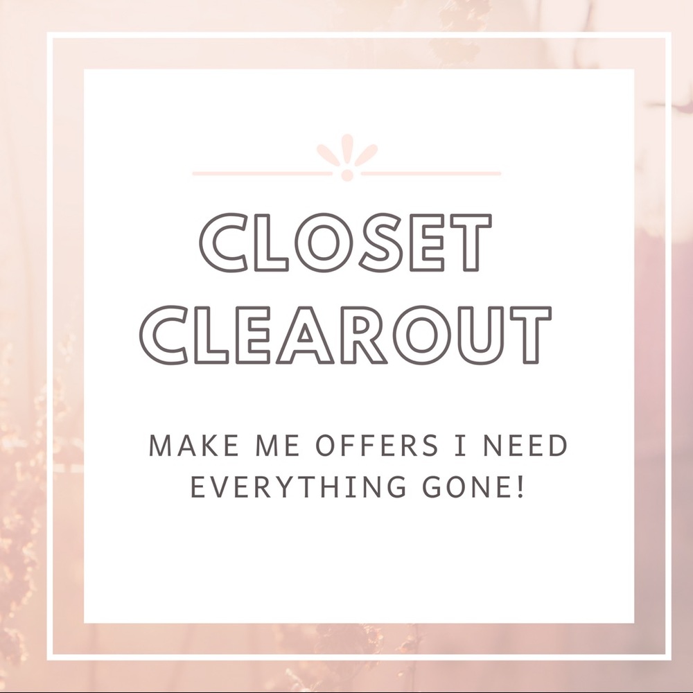 CLOSET CLEAROUT